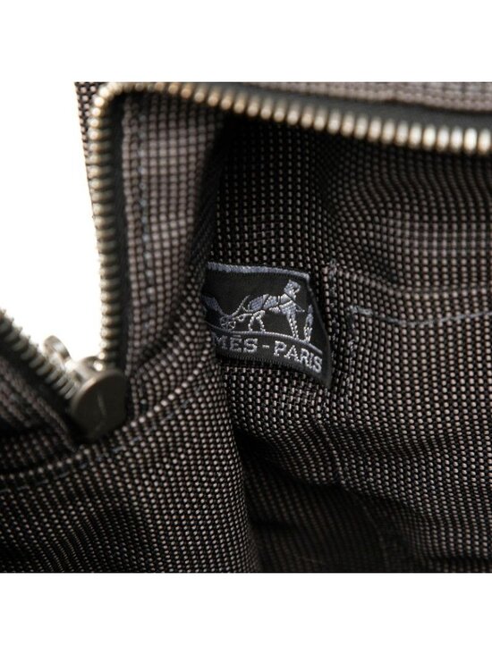 Hermes Her Line a Dos Backpack 2-Way Handbag Gray Canvas main image 5